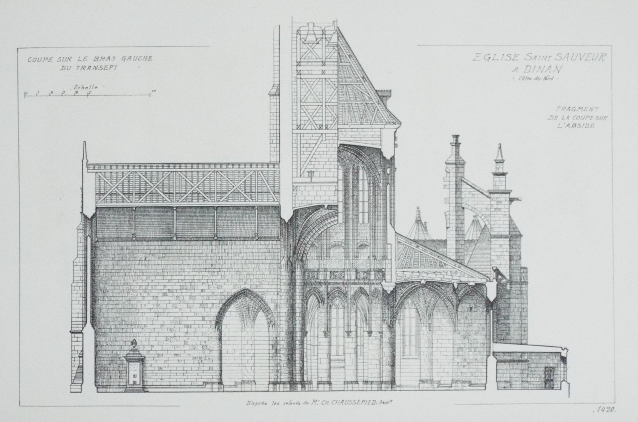 Wood - Eglise St. Sauveur a Dinan (Cotes-du-Nord)
