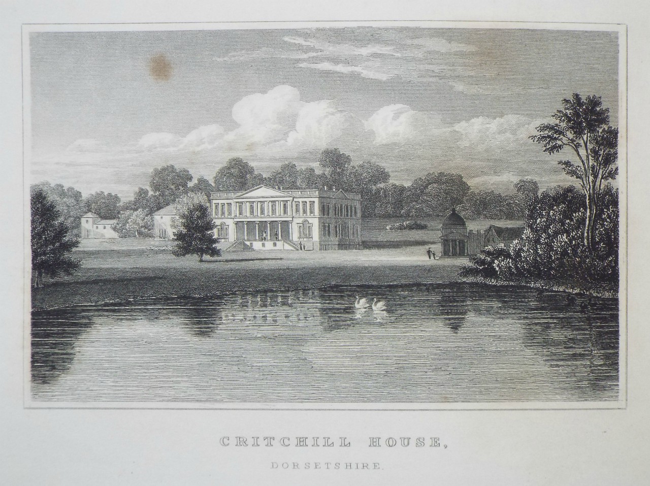 Print - Critchill House, Dorsetshire. - Watkins