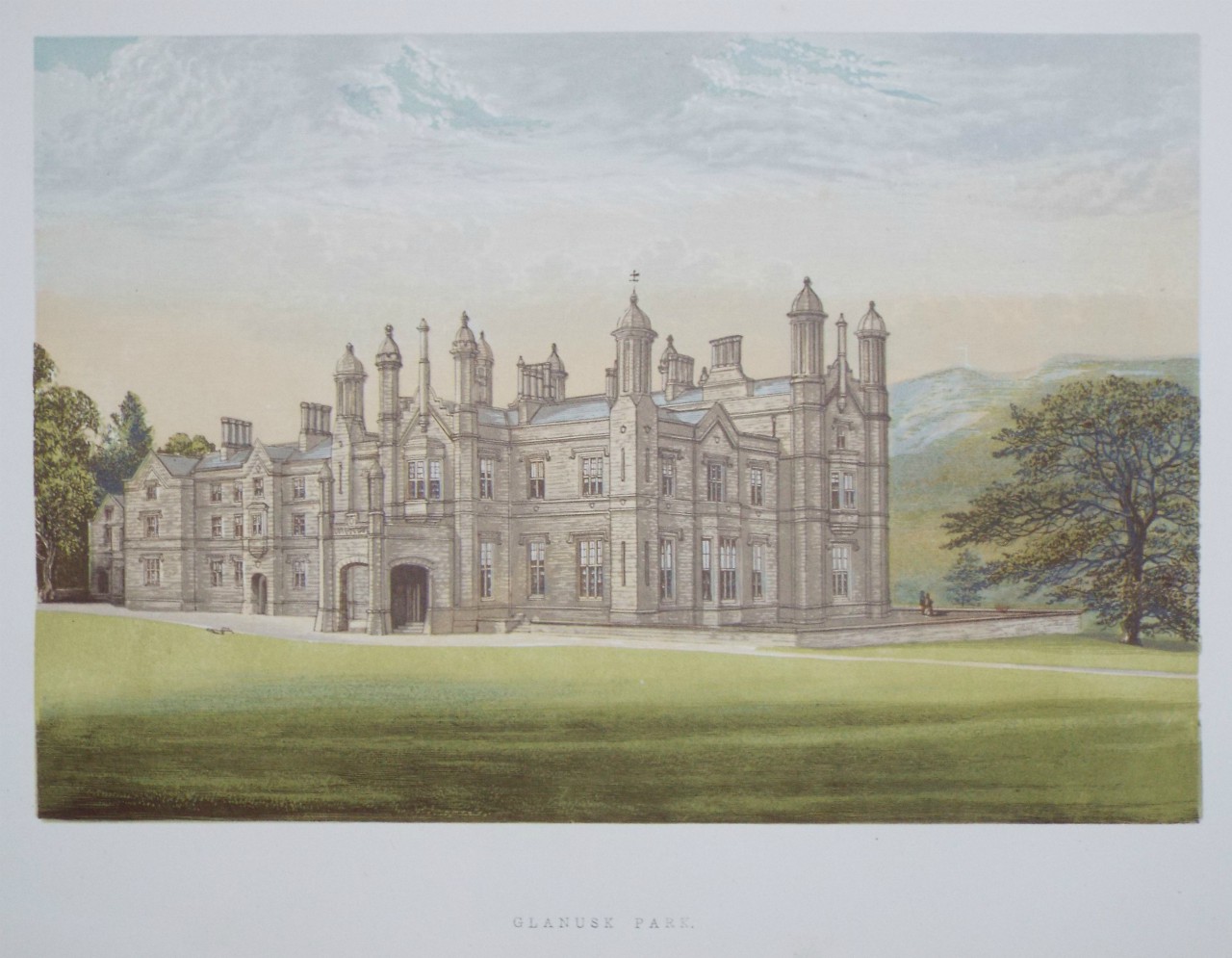 Chromo-lithograph - Glanusk Park.