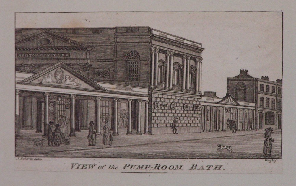 Print - View of the Pump-Room, Bath