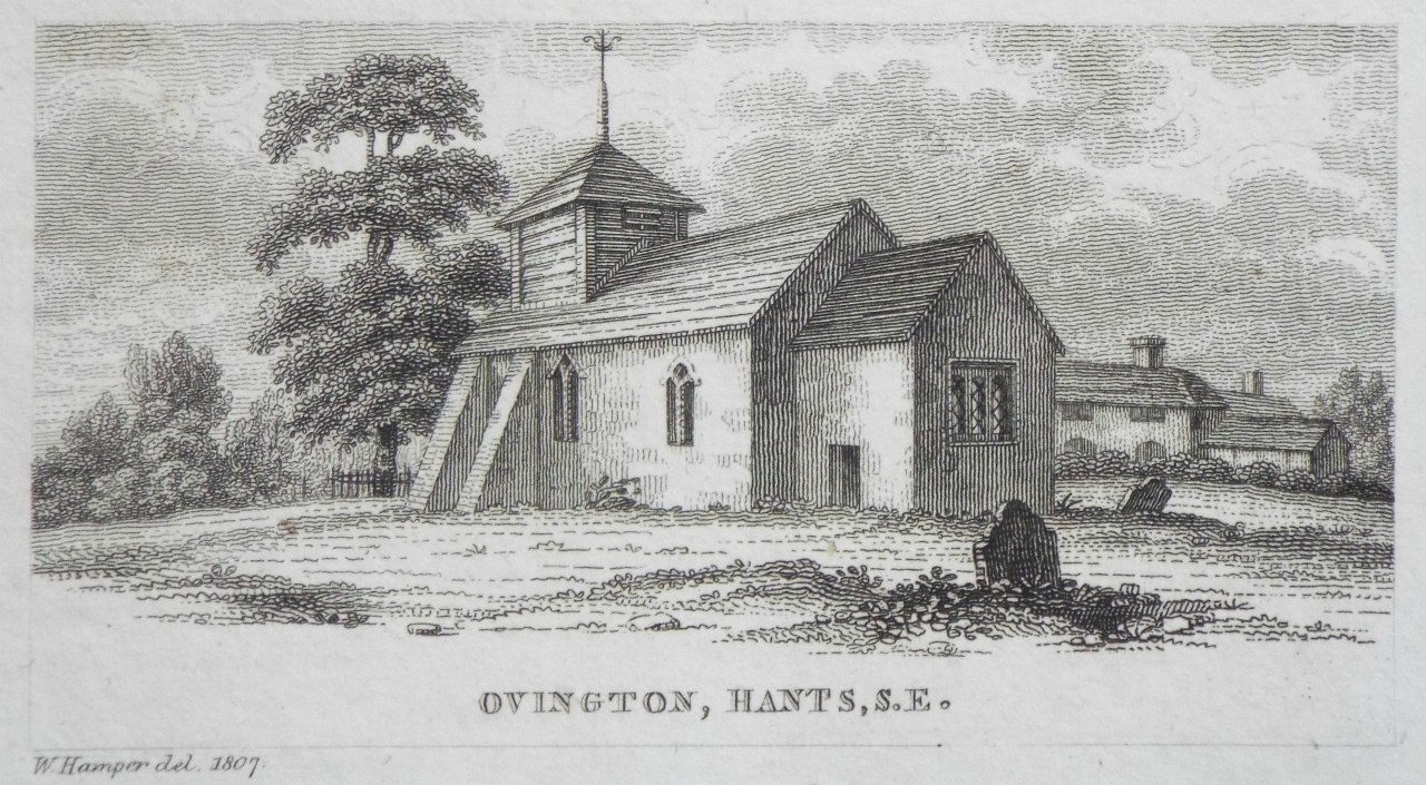 Print - Ovington, Hants, S.E.