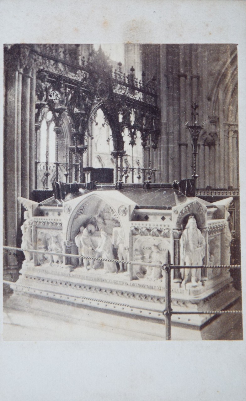 Photograph - Lichfield Cathedral. Monument to Major Hodson.
