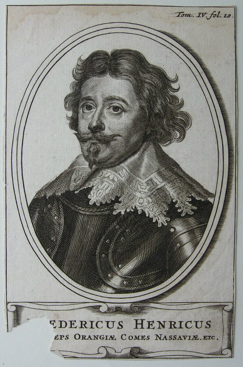 Print - Fredericus Henricus Princeps Orangiae Comes Nassaviae. etc.