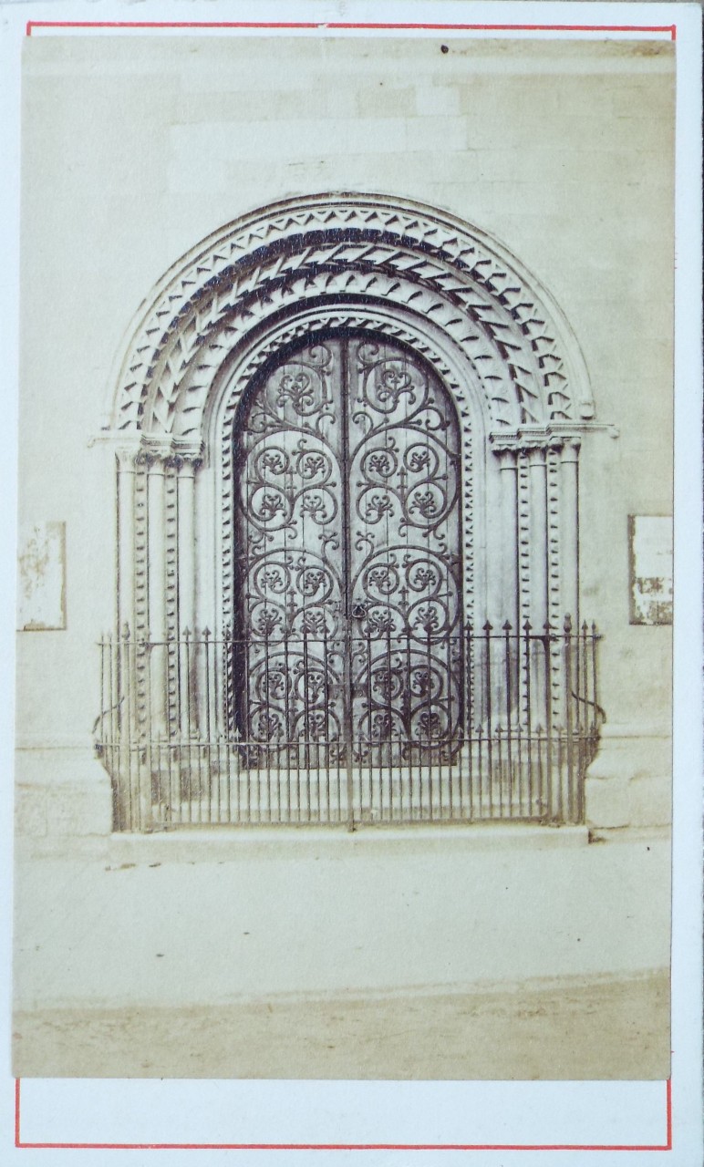 Photograph - Worksop Priory South Door