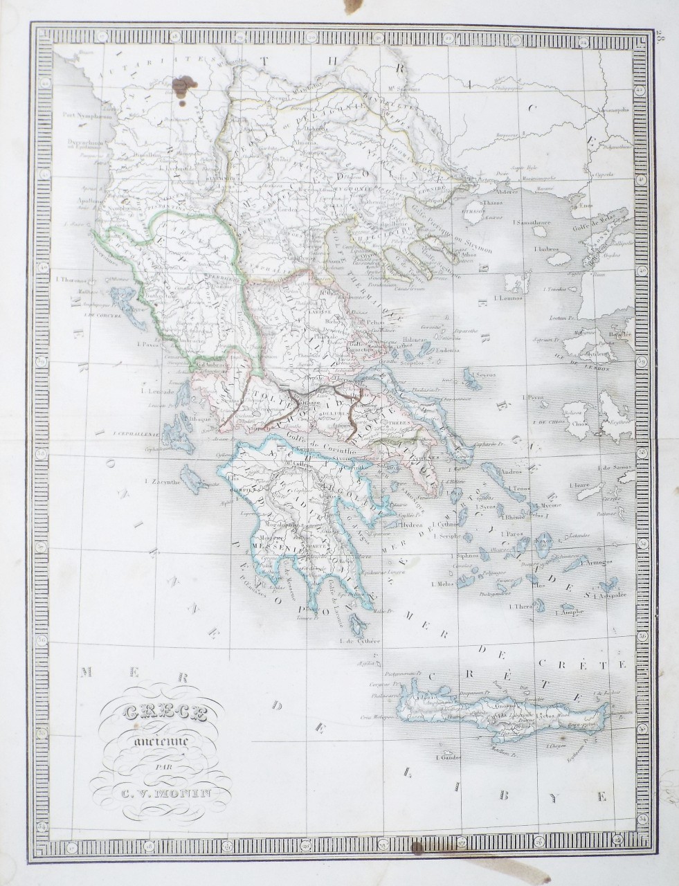 Map of Greece