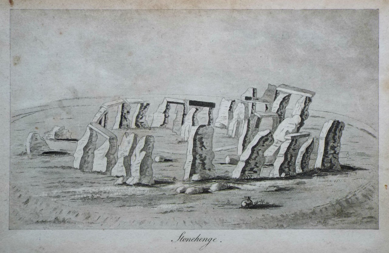 Aquatint - Stonehenge. - Robertson
