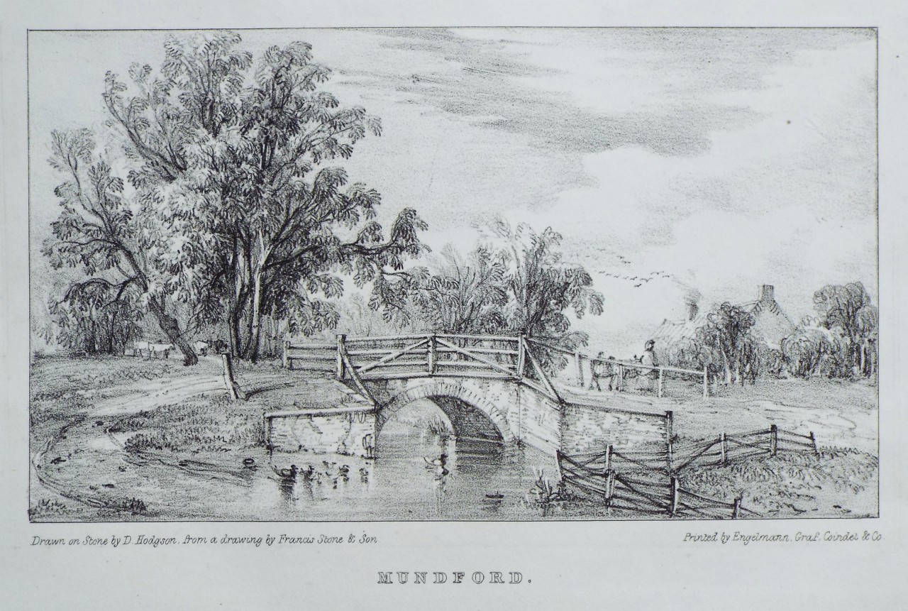 Lithograph - Mundford. - Hodgson