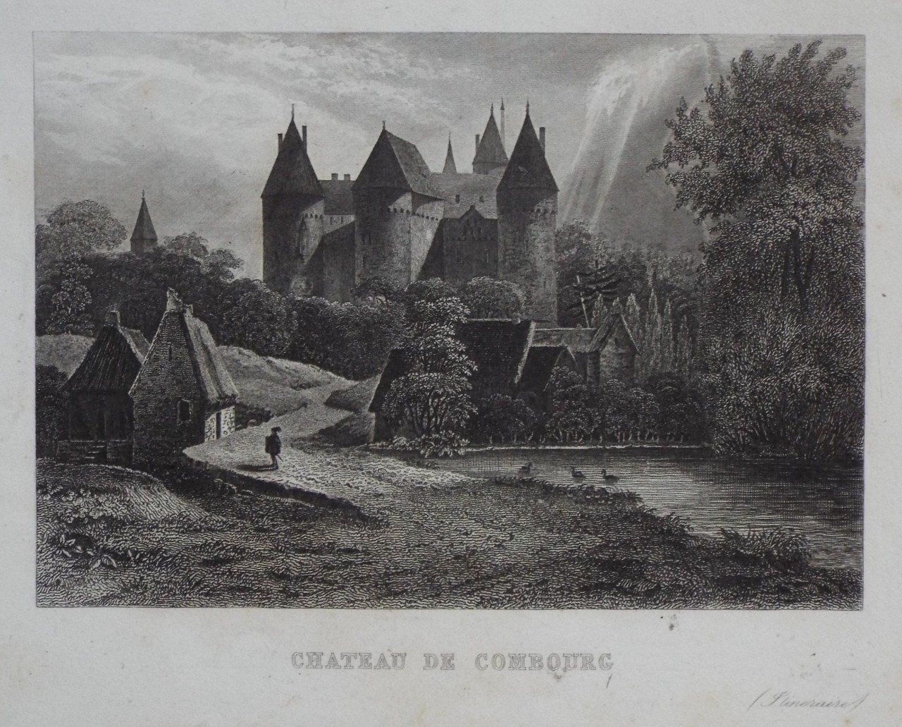 Print - Chateau de Combourg. (Itineraire)