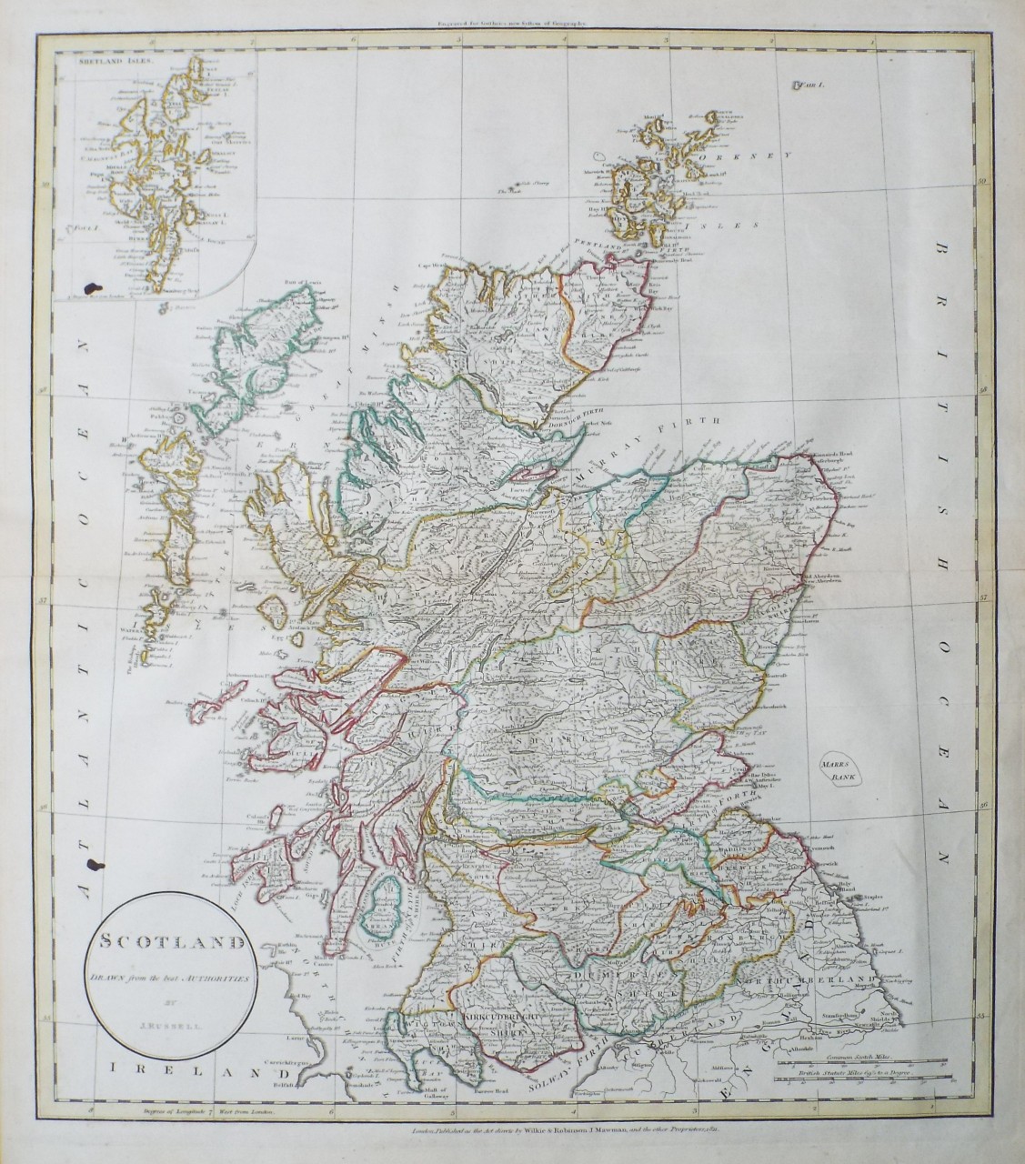 Map of Scotland