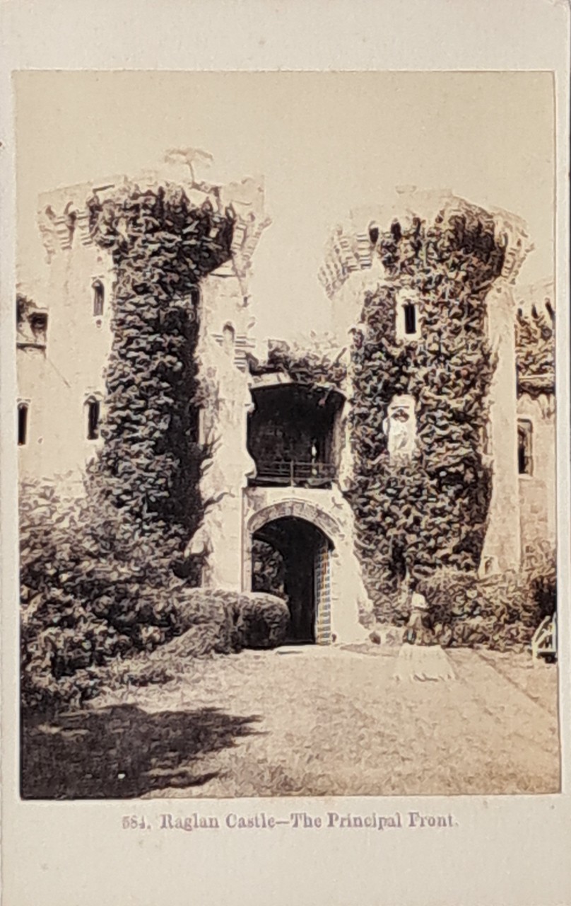 Photograph - Raglan Castle - The Principal Front.
