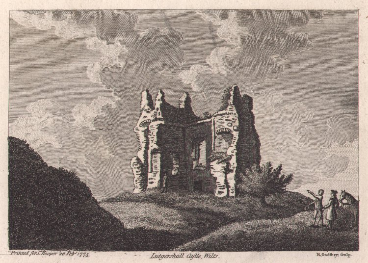 Print - Ludgershall Castle, Wilts - Godfrey