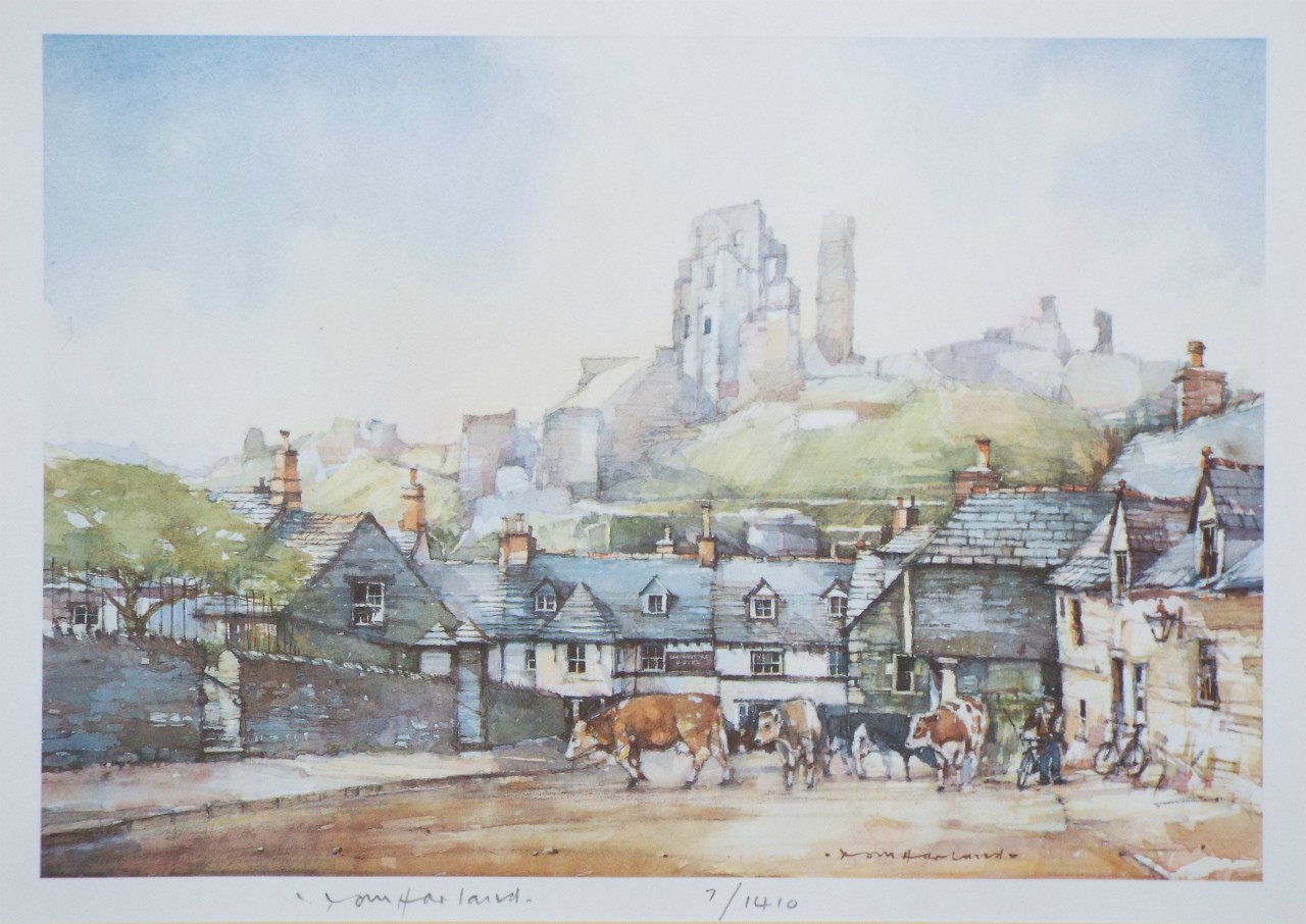 Photolithograph - Corfe Castle