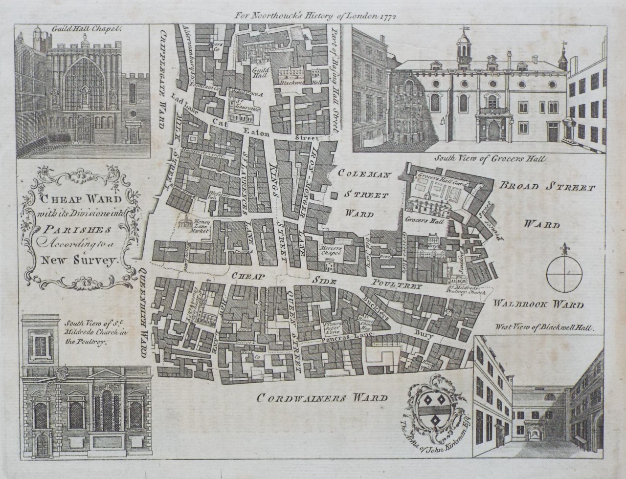 Map of City of London - London