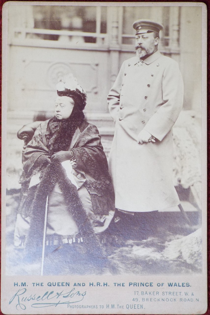 Photograph - H. M. the Queen and H.R.H. the Prince of Wales.