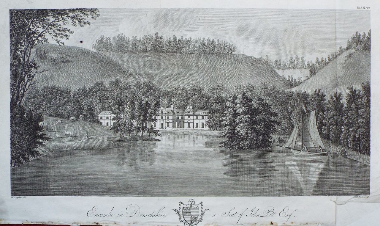 Print - Encombe in Dorsetshire a Seat of John Pitt Esqr.