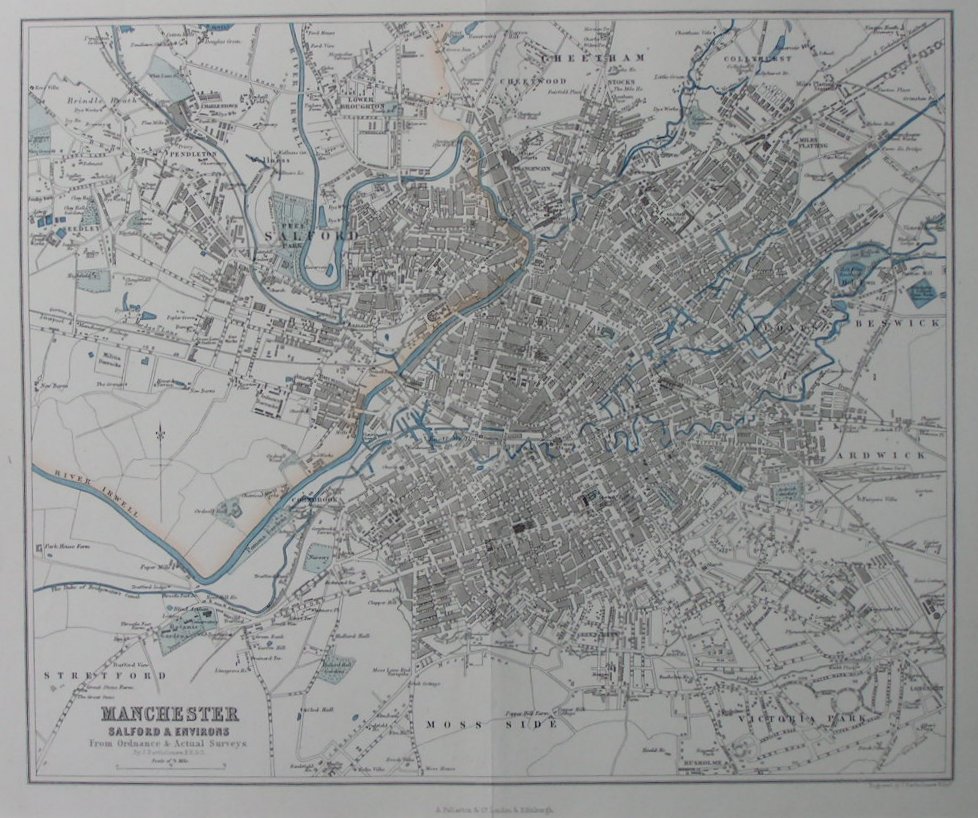 Map of Manchester - Manchester