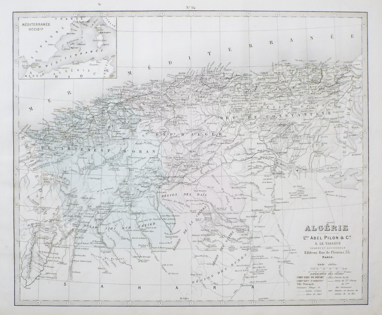 Map of Algeria