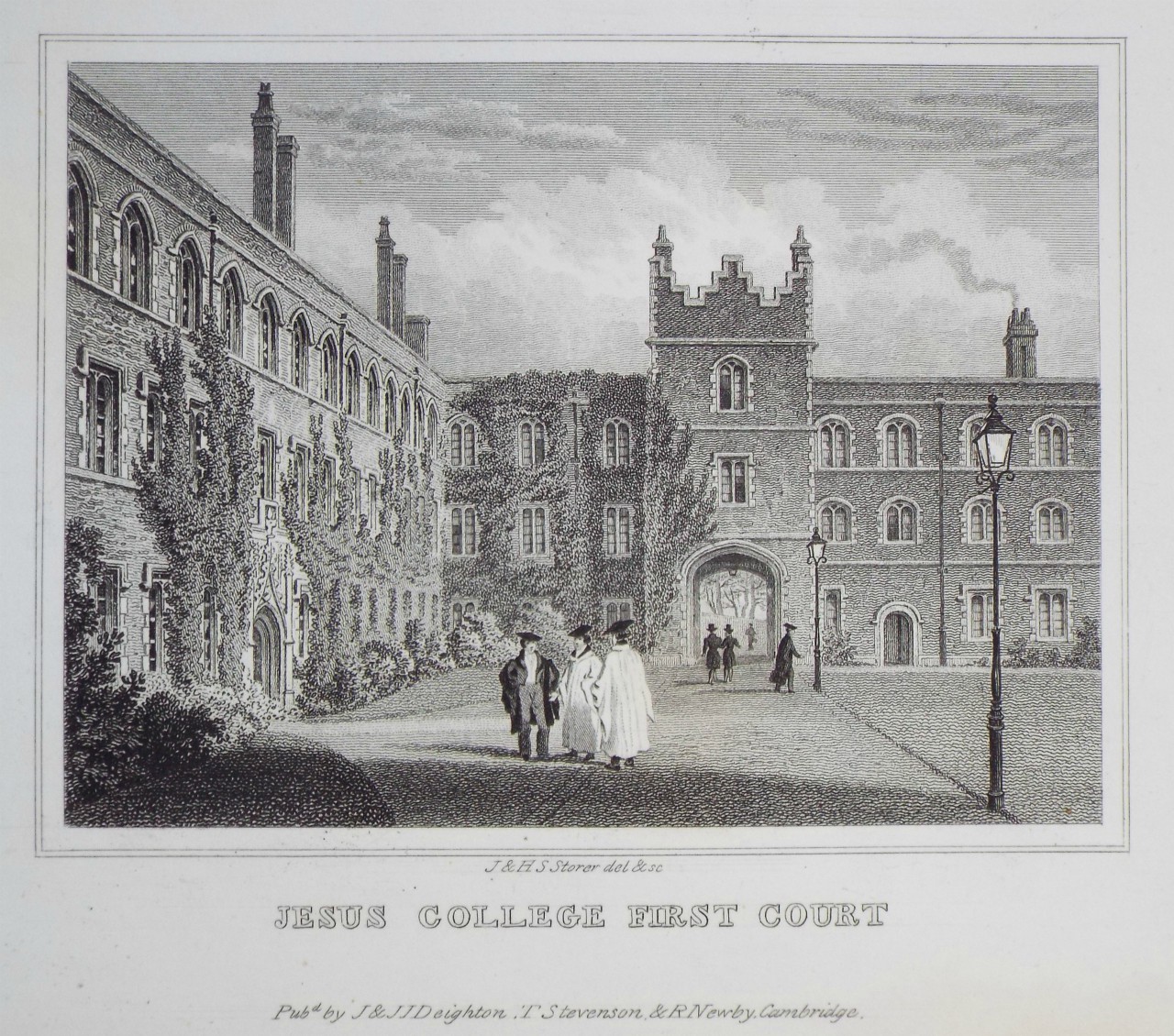 Print - Jesus College First Court - Storer