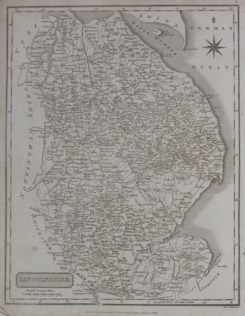 Map of Lincolnshire - Neele