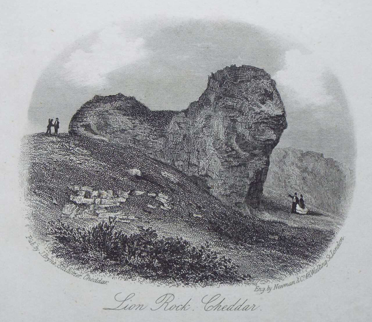 Steel Vignette - Lion Rock, Cheddar - Newman
