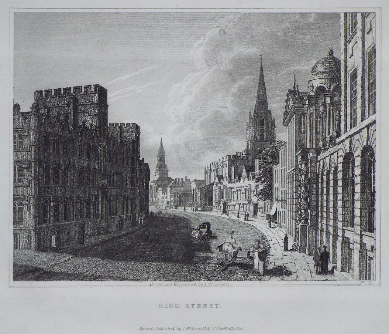 Print - High Street. - Whessell