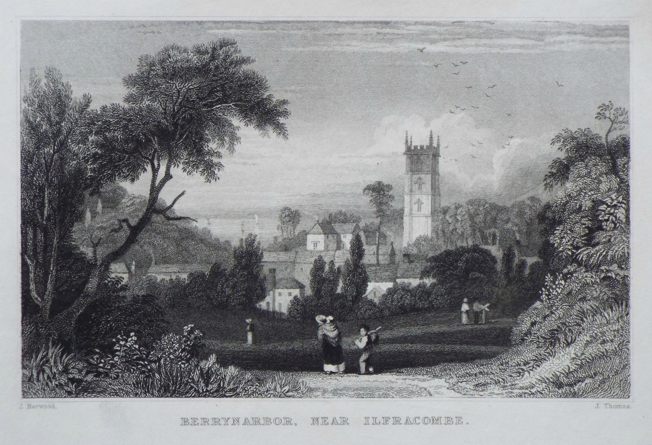 Print - Berrynarbor, near Ilfracombe.. - Thomas