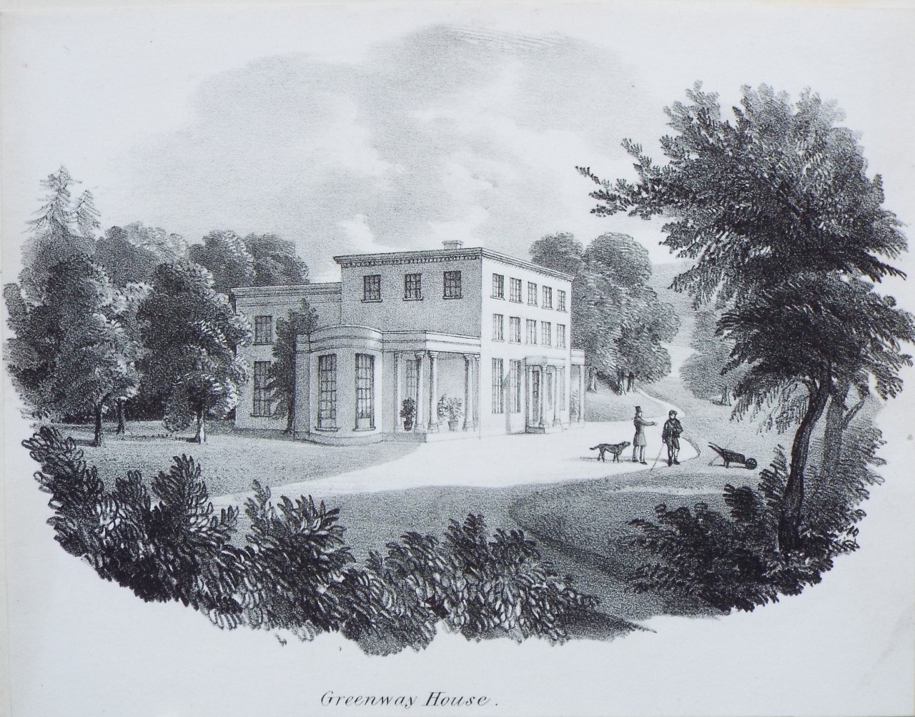 Lithograph - Greenway House.