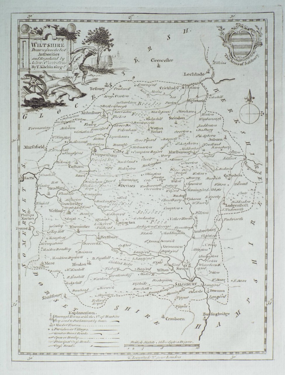 Map of Wiltshire