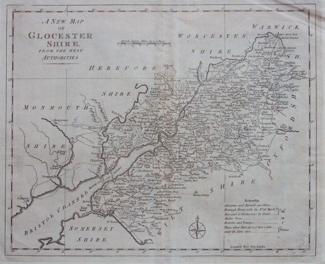 Map of Gloucestershire - Lodge