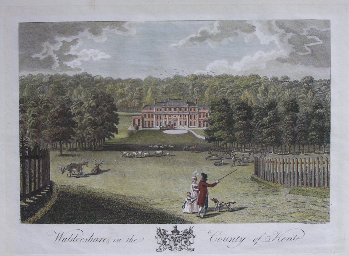 Print - Waldershare, in the County of Kent - Barlow