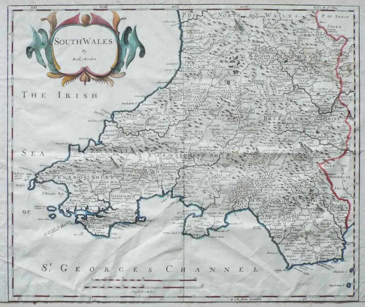 Map of South Wales