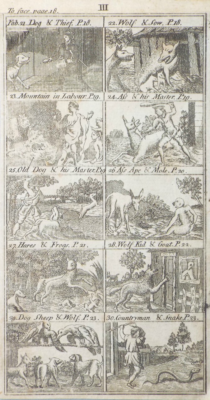 Print - Aesop's fables (21 to 30)