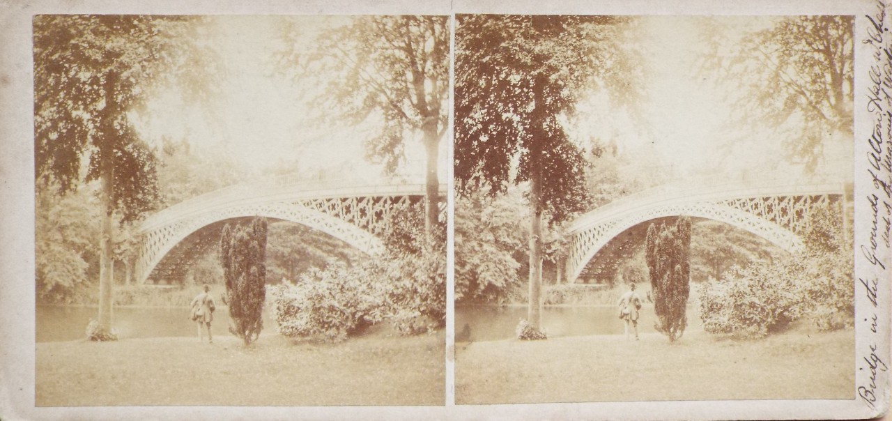 Photograph - Aldford Iron Bridge in the Grounds of Earton Hall