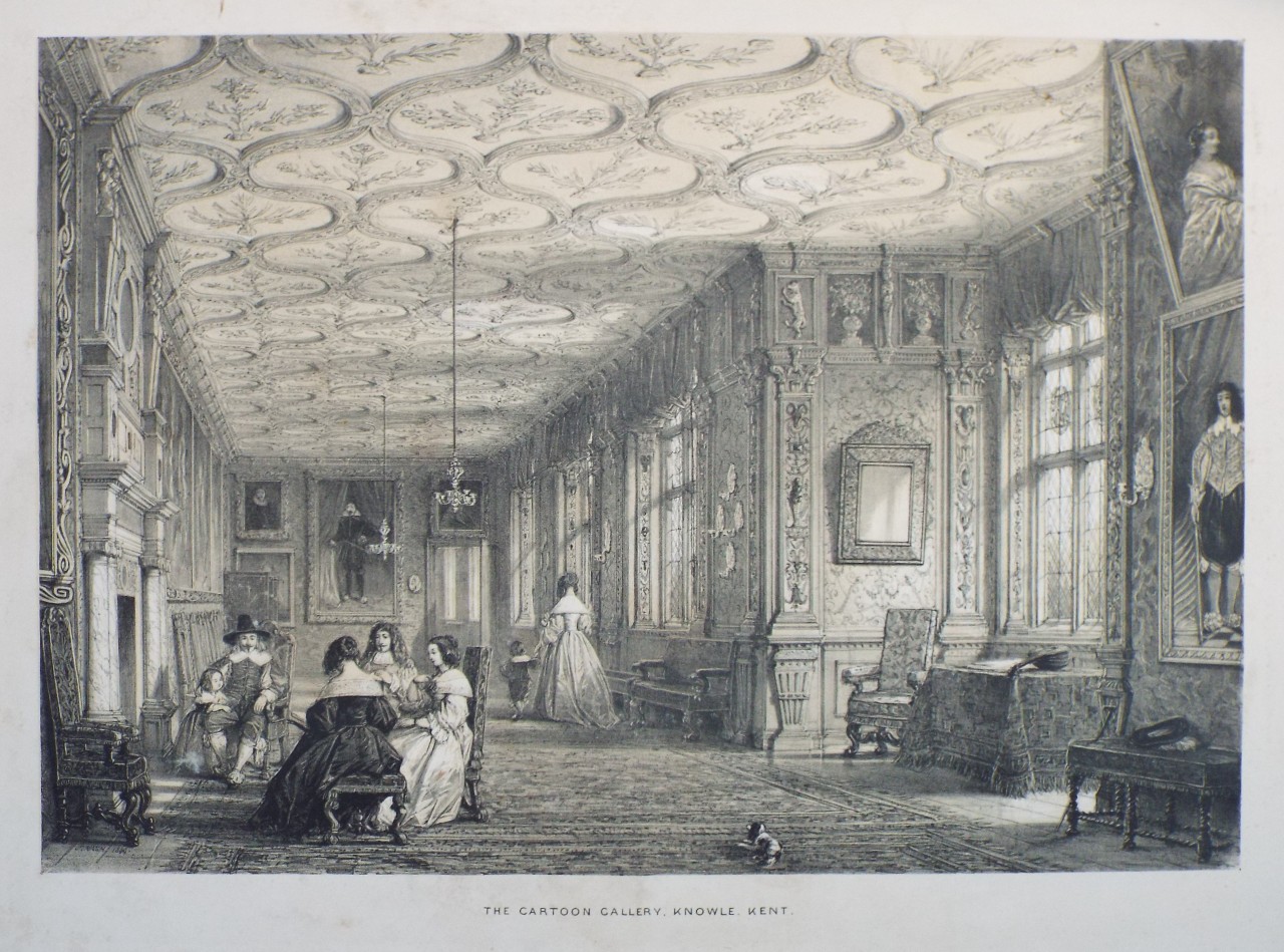 Lithograph - The Cartoon Gallery, Knowle, Kent - Nash