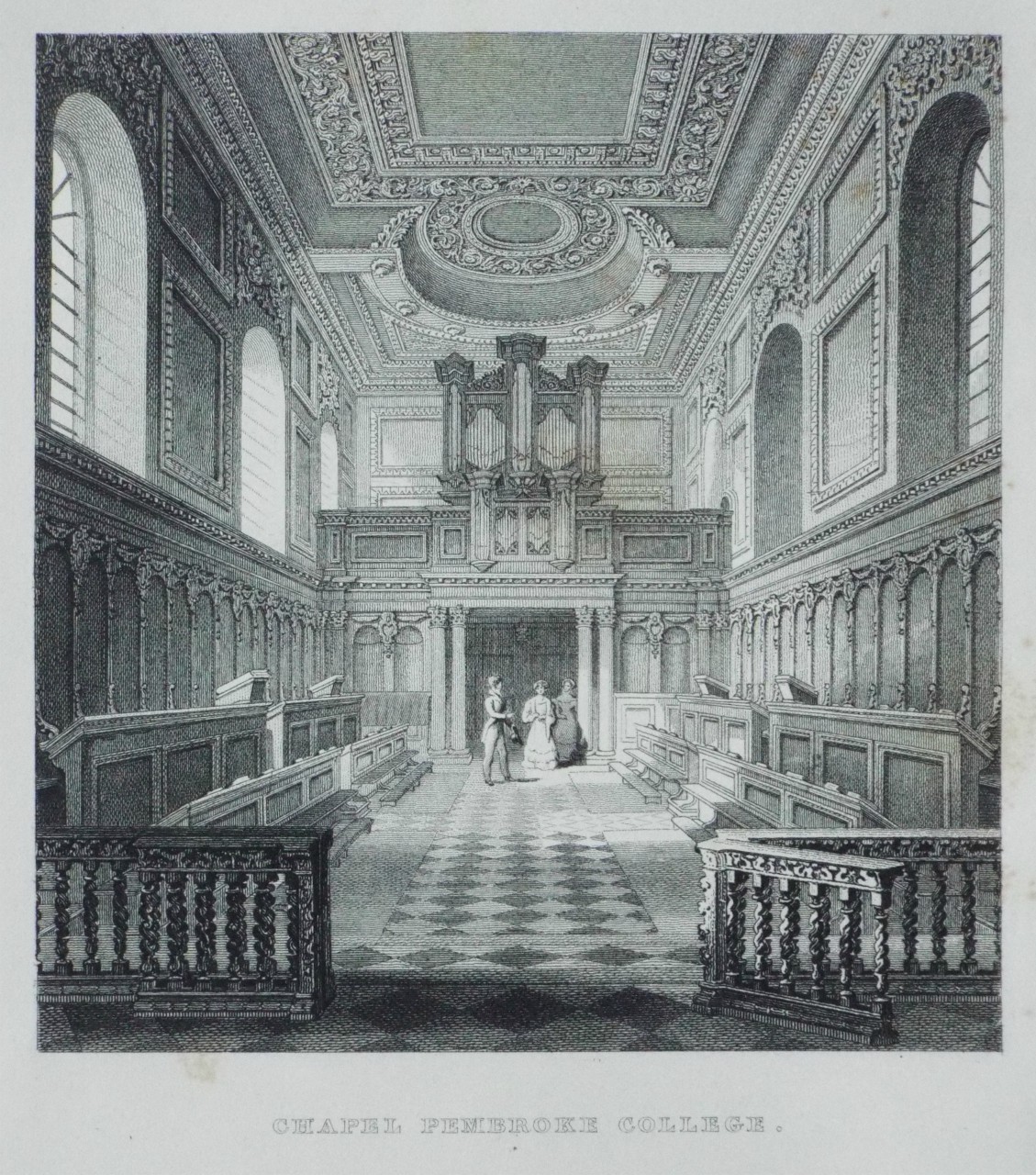 Print - Chapel Pembroke College.