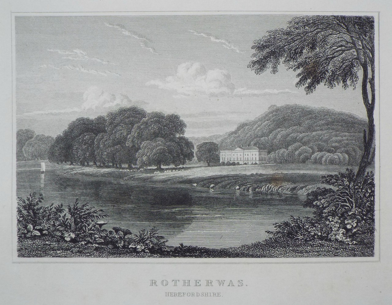 Print - Rotherwas. Herefordshire. - Allen