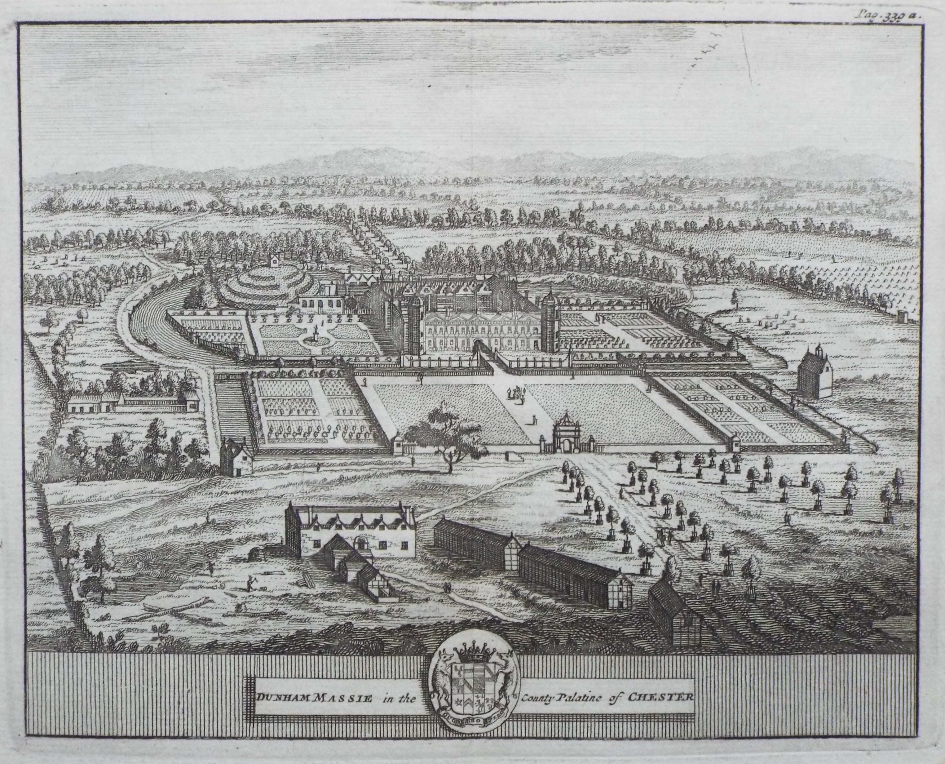 Print - Dunham Massie in the County Palatine of Chester.