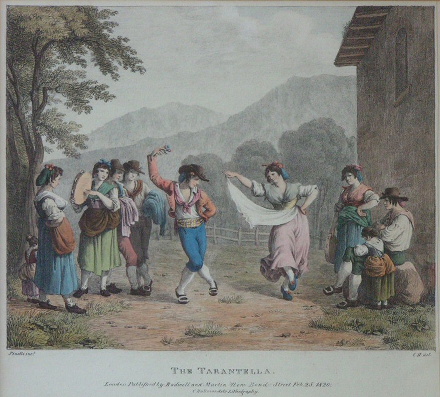 Lithograph - The Tarantella