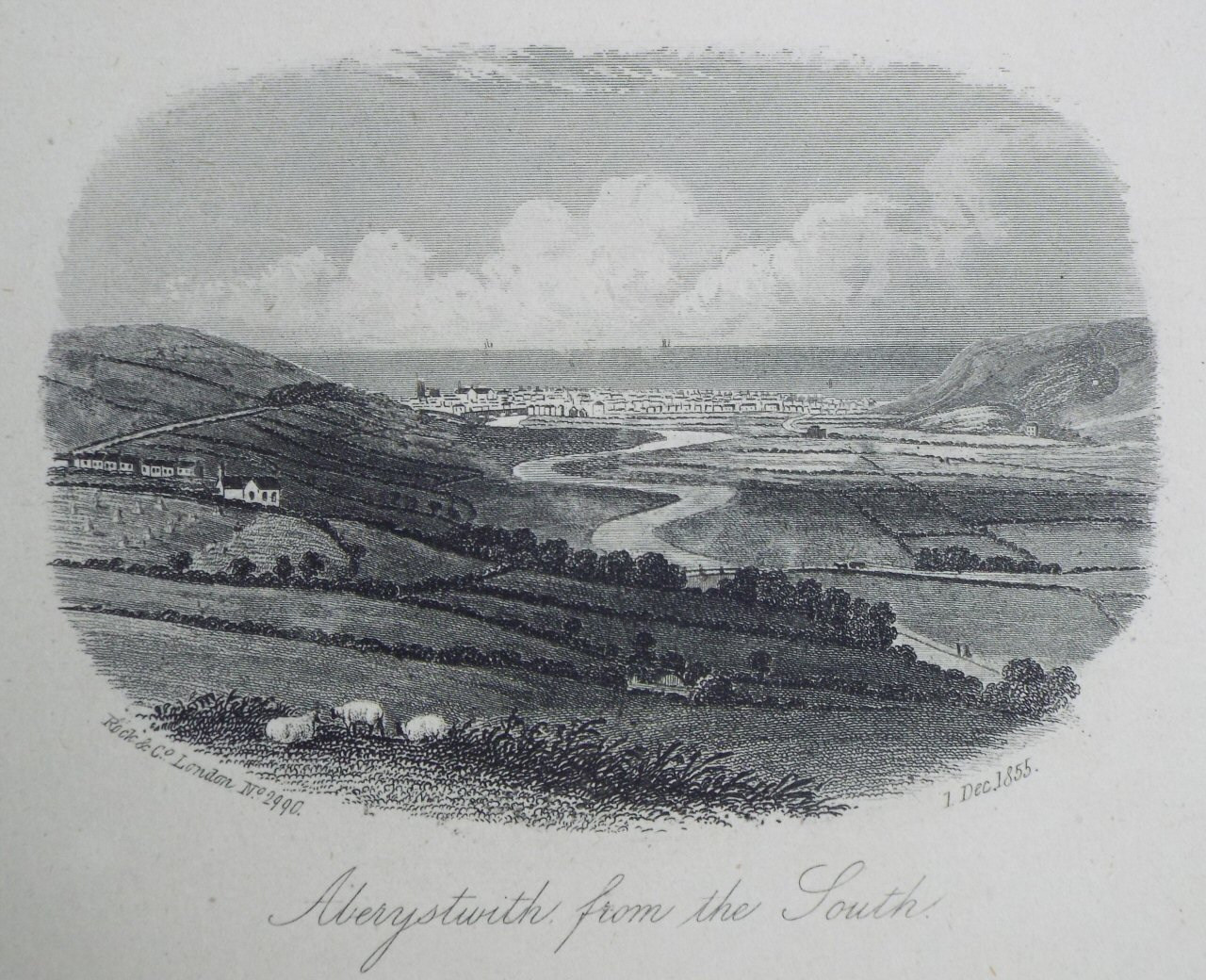 Steel Vignette - Aberystwith, from the South - Rock