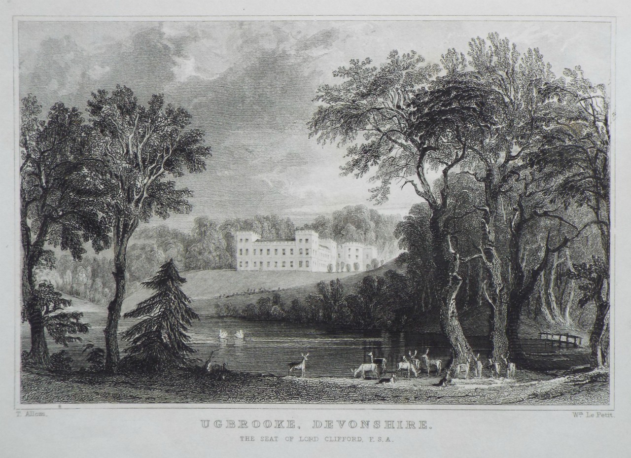 Print - Ugbrooke, Devonshire. - Le