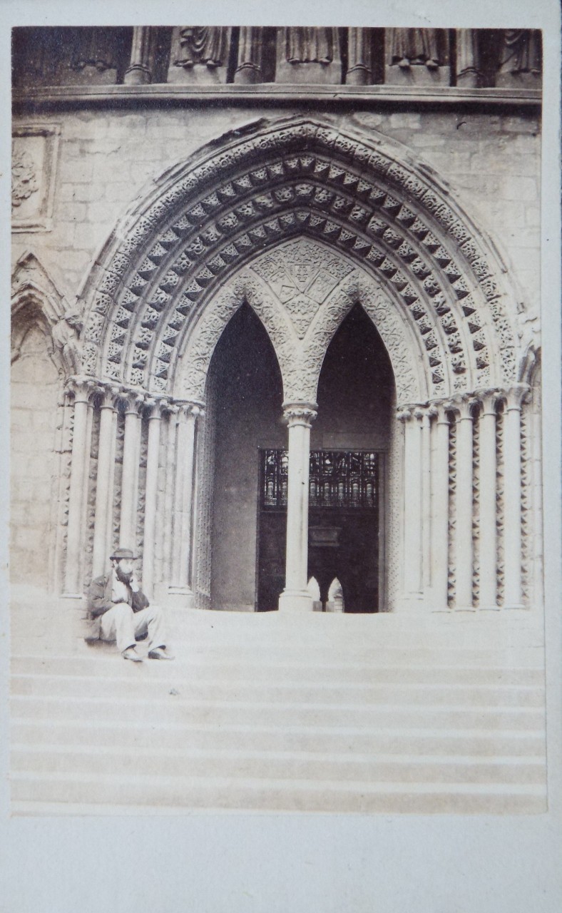 Photograph - Lichfield Cathedral. South Door.