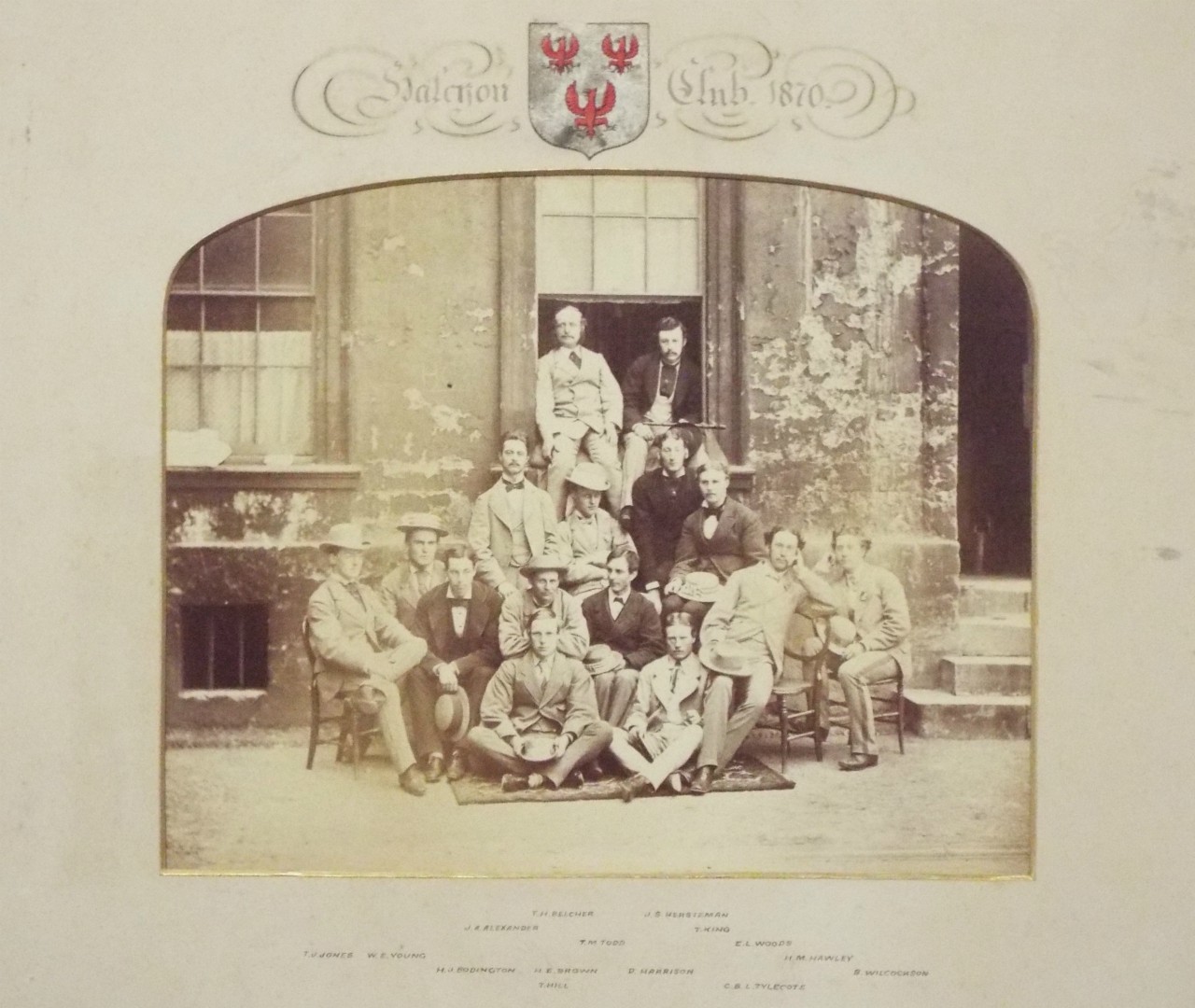 Photograph - Halcyon Club 1870