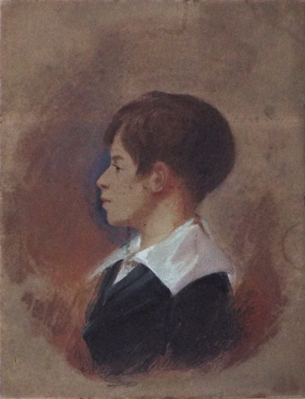 Watercolour - Portrait of a young boy