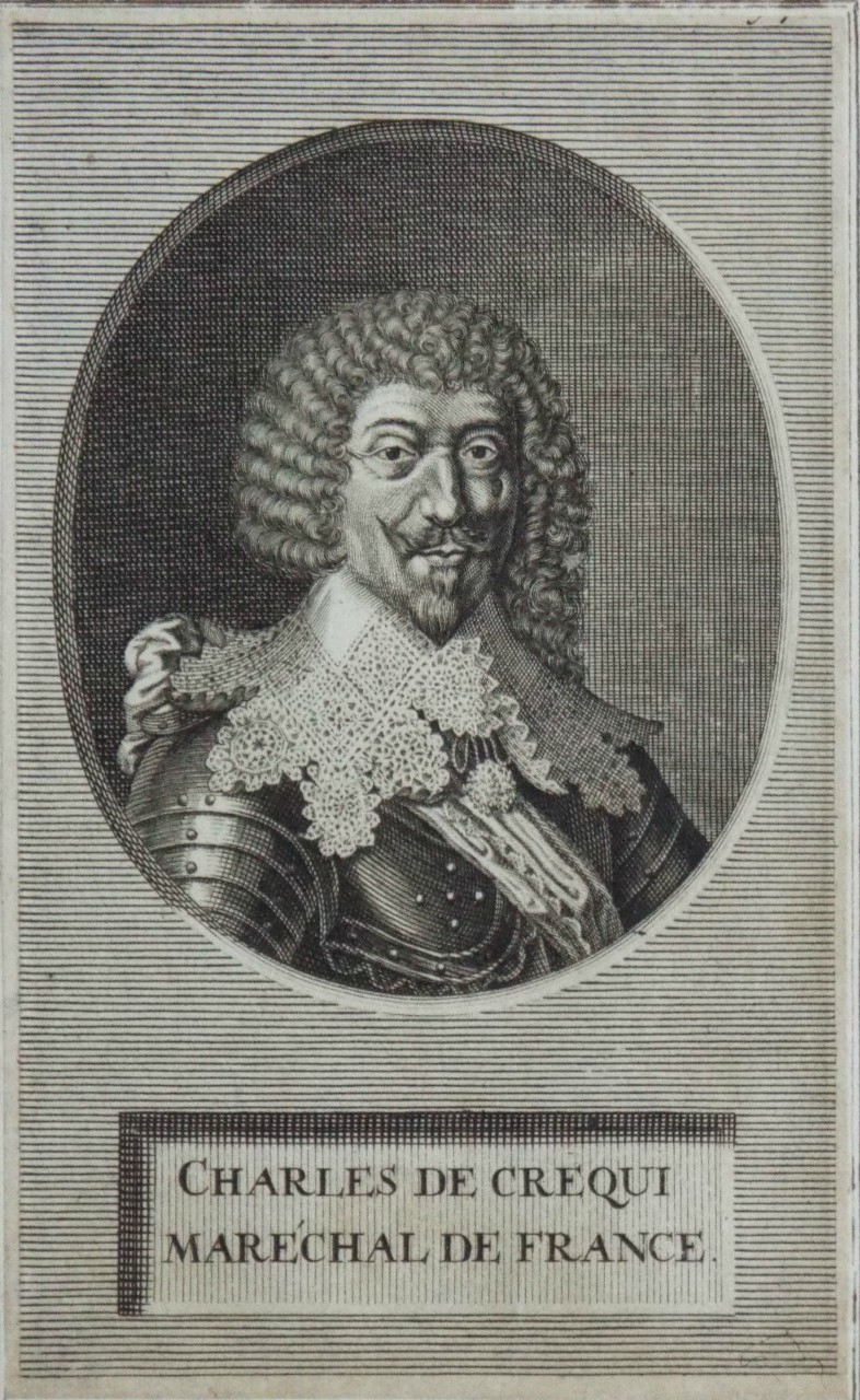 Print - Charles de Crequi Marechal de France