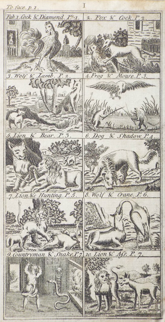 Print - Aesop's fables (1 to 10)