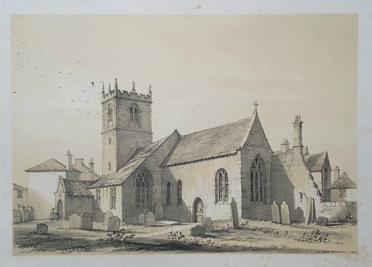 Lithograph - St. Mary Bishophill Jnr. - Monkhouse
