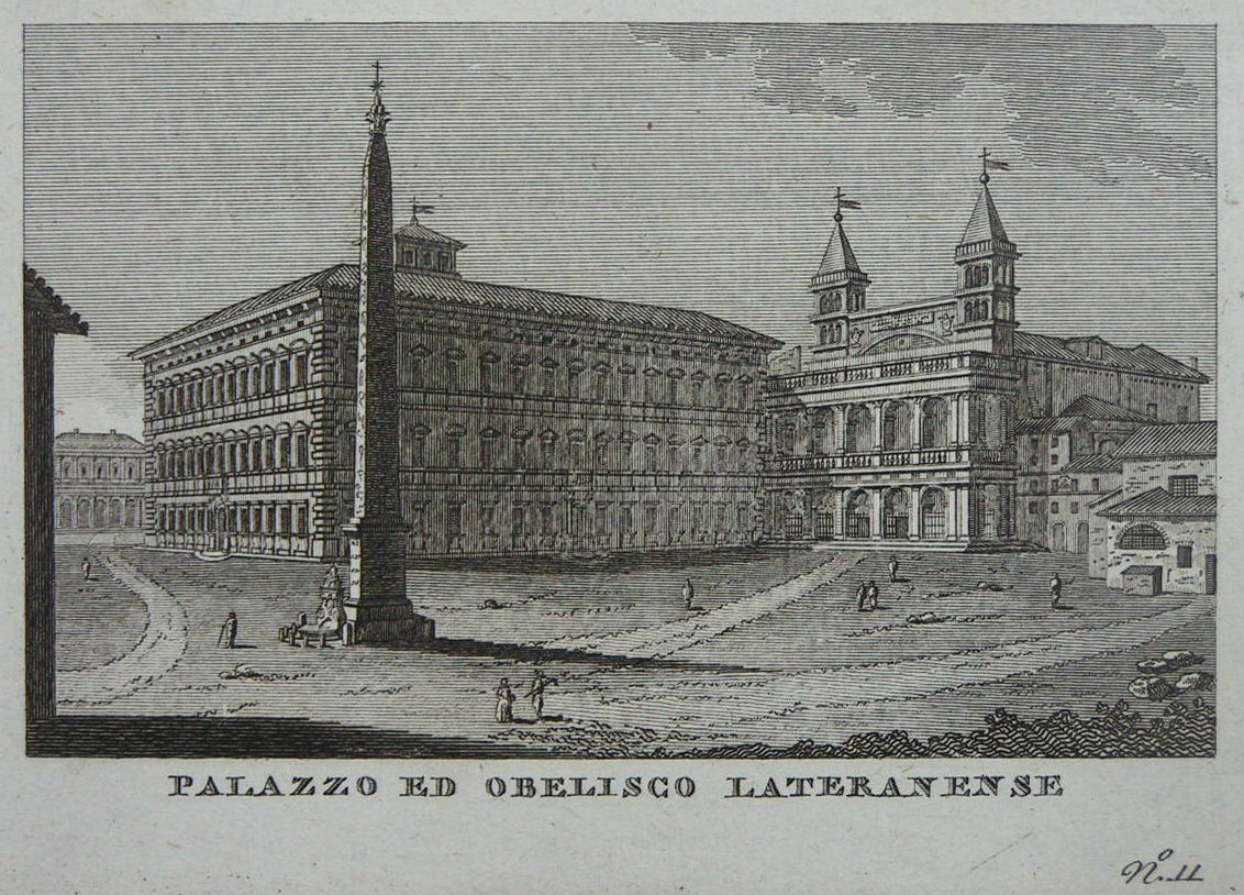 Print - Palazzo ed Obelisco Lateranense