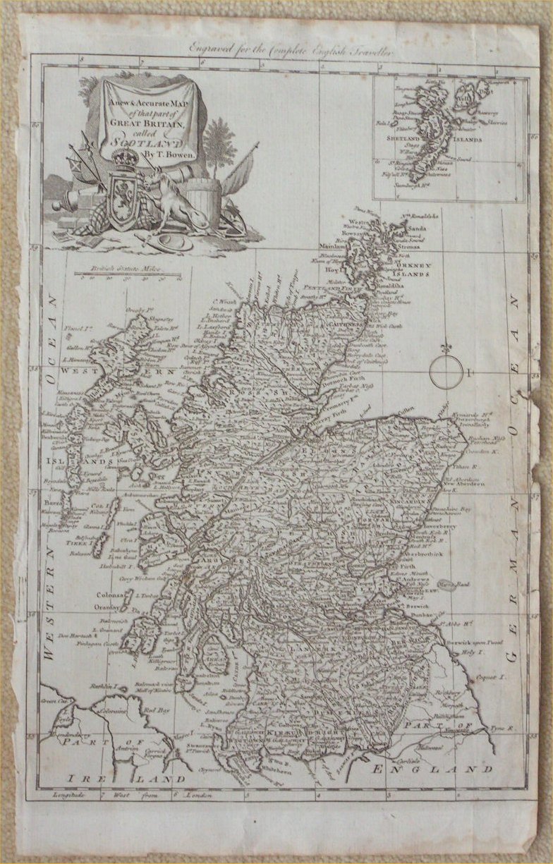 Map of Scotland - Bowen