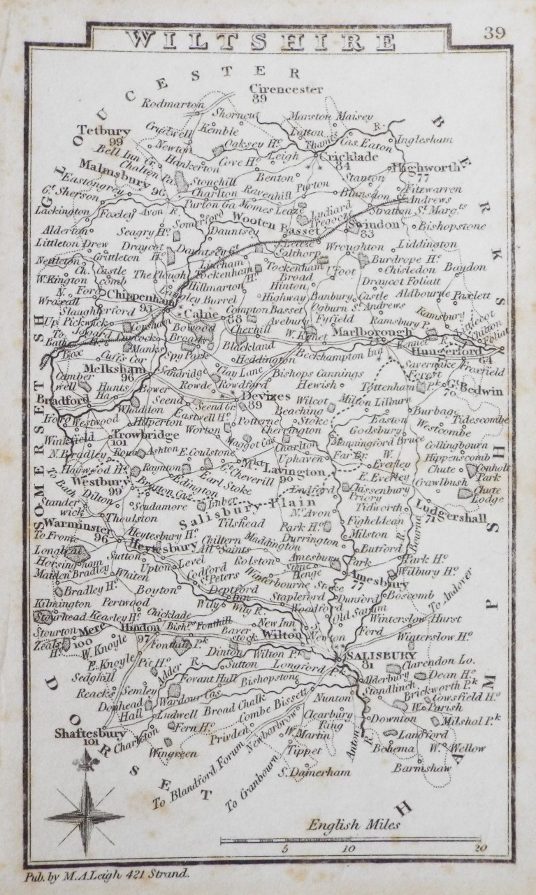Map of Wiltshire