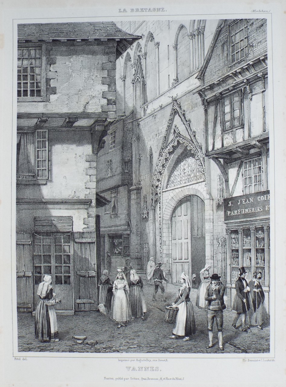 Lithograph - Vannes.